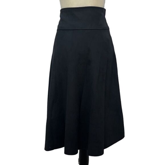 Oasap Asymmetrical Slit Velour Skirt - Picture 5 of 10
